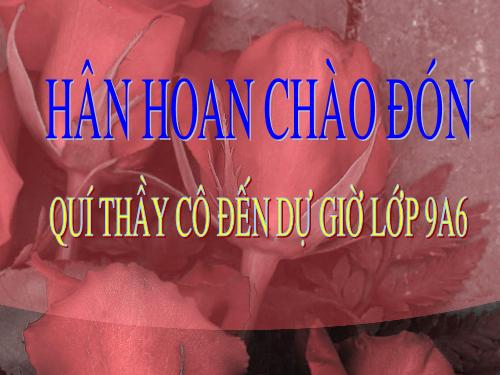 Chương II. §3. Liên hệ giữa dây và khoảng cách từ tâm đến dây