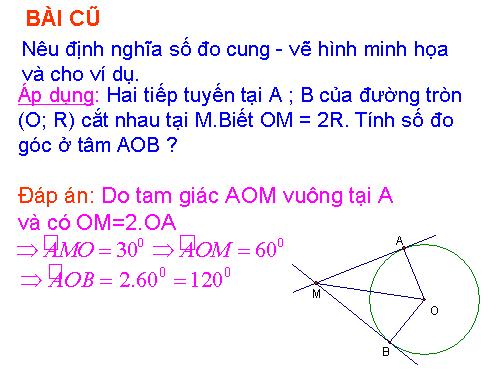 Chương III. §2. Liên hệ giữa cung và dây