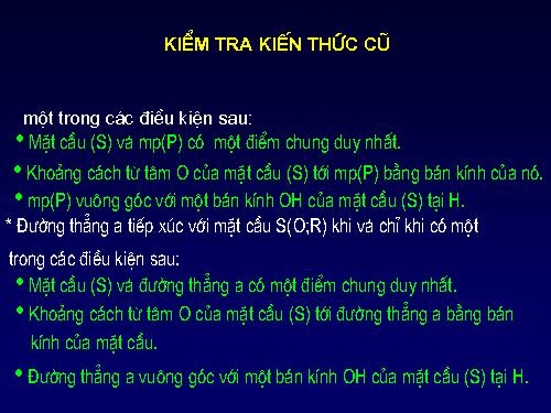 Chương II. §4. Vị trí tương đối của đường thẳng và đường tròn