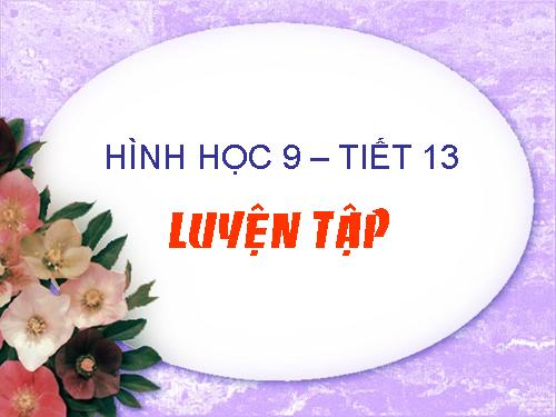 Các bài Luyện tập