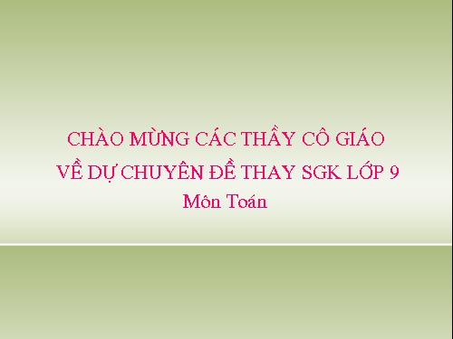 Chương II. §6. Tính chất của hai tiếp tuyến cắt nhau