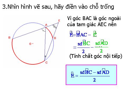 Hình 9-Góc có đỉnh bên trong-ngoài đường tròn