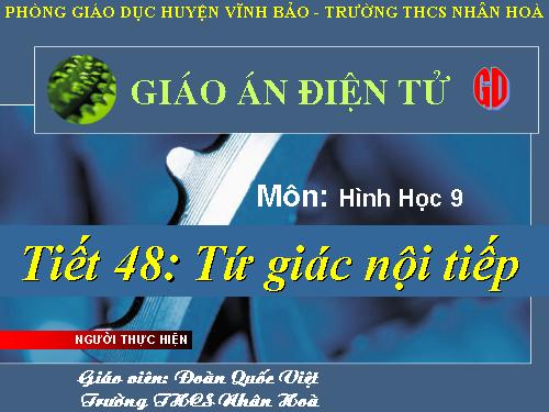 Chương III. §7. Tứ giác nội tiếp