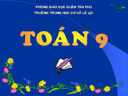 Ôn tập Chương I. Hệ thức lượng trong tam giác vuông