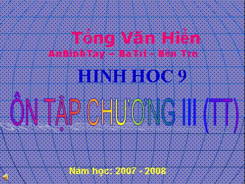 Ôn tập Chương III. Góc với đường tròn