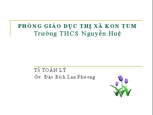 Chương III. §9. Độ dài đường tròn, cung tròn