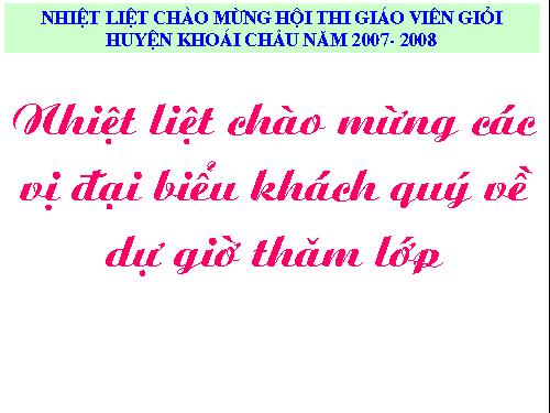 Chương III. §2. Liên hệ giữa cung và dây