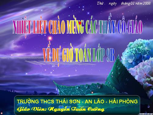 Chương III. §2. Liên hệ giữa cung và dây