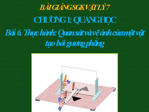 Bài 6. Thực hành: Quan sát và vẽ ảnh của một vật tạo bởi gương phẳng