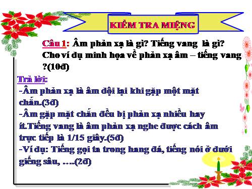 Bài 15. Chống ô nhiễm tiếng ồn