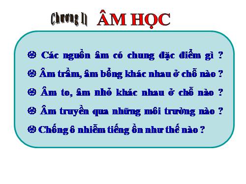 Bài 10. Nguồn âm