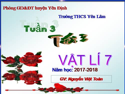 Bài 3. Ứng dụng định luật truyền thẳng của ánh sáng