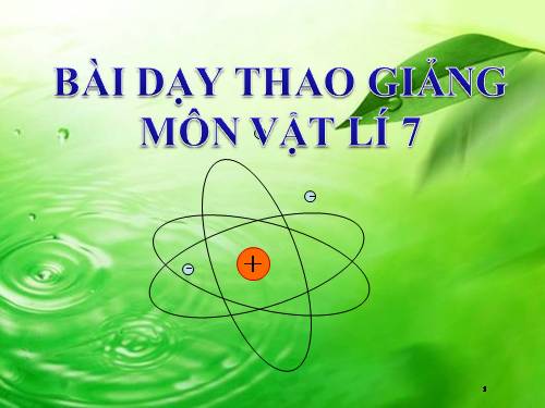 Bài 25. Hiệu điện thế