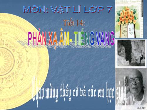 Bài 14. Phản xạ âm - Tiếng vang