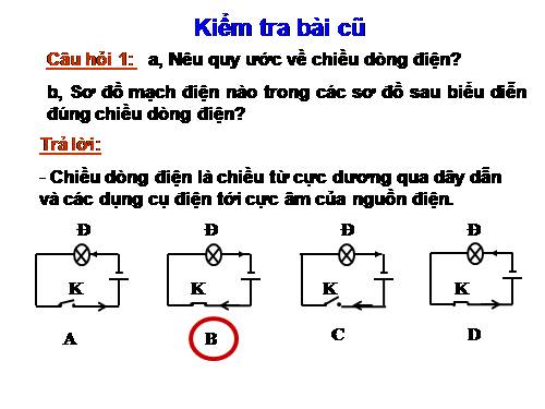 Bài 24. Cường độ dòng điện