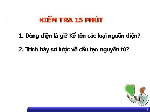 Bài 20. Chất dẫn điện và chất cách điện - Dòng điện trong kim loại