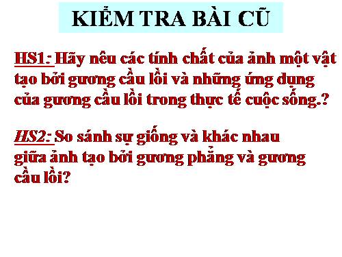 Bài 8. Gương cầu lõm