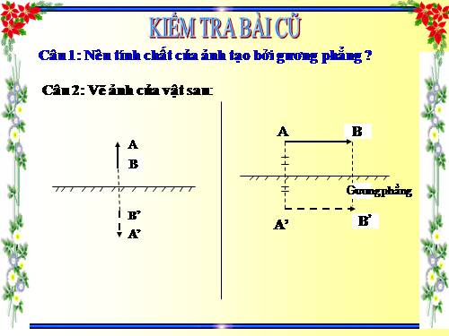 Bài 6. Thực hành: Quan sát và vẽ ảnh của một vật tạo bởi gương phẳng