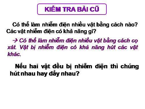 Bài 18. Hai loại điện tích