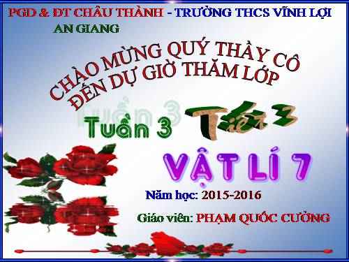 Bài 3. Ứng dụng định luật truyền thẳng của ánh sáng