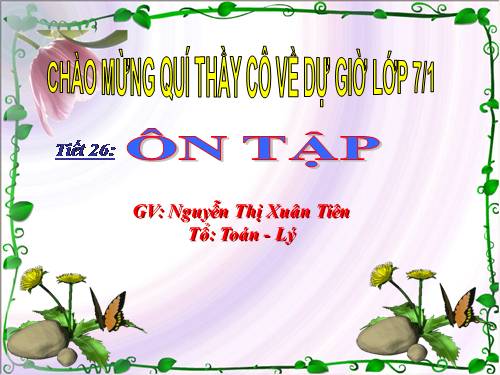 ôn tập tiết 26