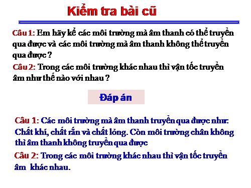 Bài 14. Phản xạ âm - Tiếng vang