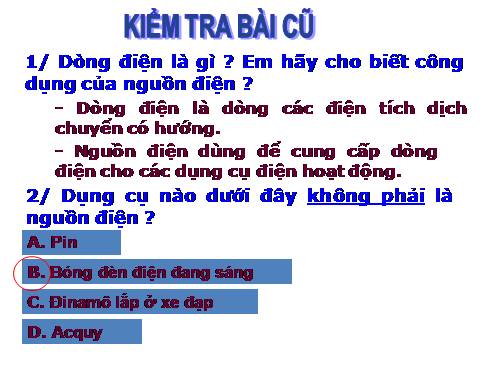 Bài 20. Chất dẫn điện và chất cách điện - Dòng điện trong kim loại