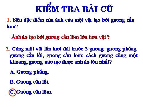 Bài 9. Tổng kết chương I: Quang học