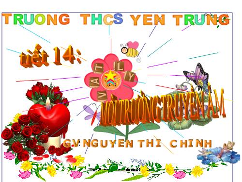 Bài 13. Môi trường truyền âm