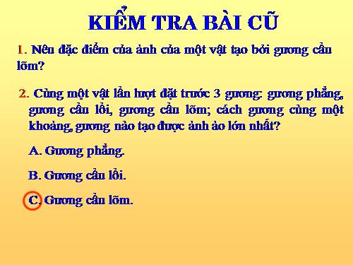 Bài 9. Tổng kết chương I: Quang học