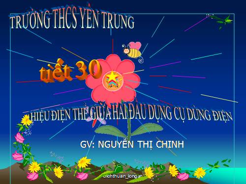 Bài 26. Hiệu điện thế giữa hai đầu dụng cụ dùng điện