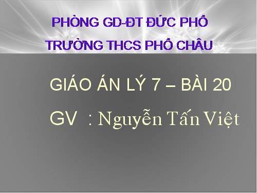 Bài 20. Chất dẫn điện và chất cách điện - Dòng điện trong kim loại