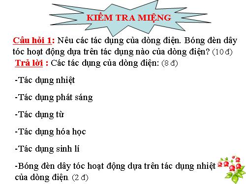 Bài 24. Cường độ dòng điện