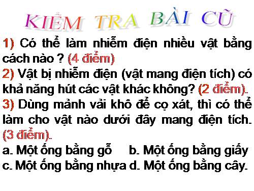 Bài 18. Hai loại điện tích