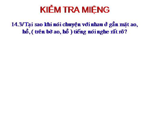 Bài 15. Chống ô nhiễm tiếng ồn