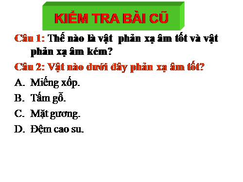 Bài 15. Chống ô nhiễm tiếng ồn