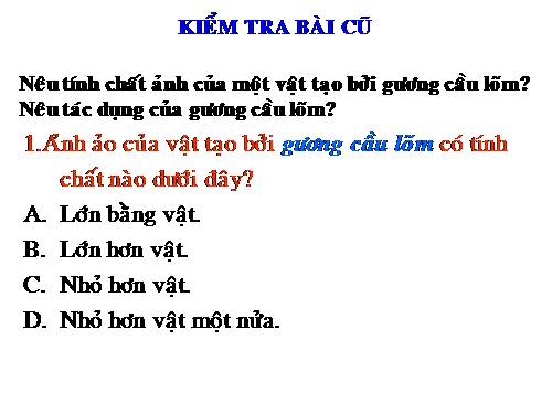 Bài 9. Tổng kết chương I: Quang học