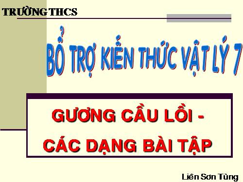 Bài 7. Gương cầu lồi