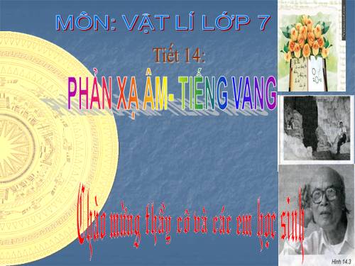 Bài 14. Phản xạ âm - Tiếng vang