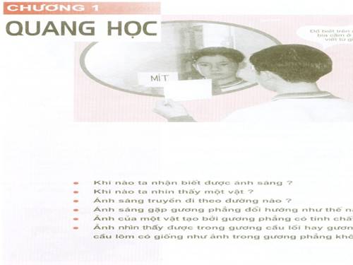 Bài 1. Nhận biết ánh sáng - Nguồn sáng và vật sáng