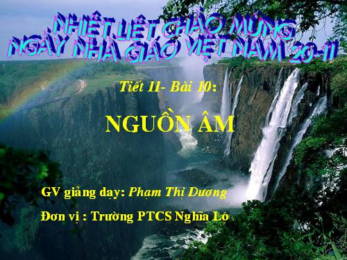 Bài 10. Nguồn âm