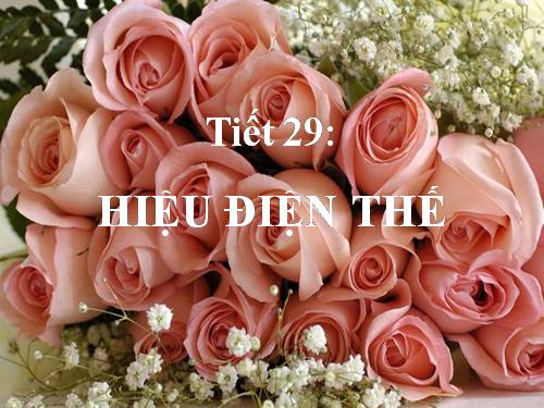 Bài 25. Hiệu điện thế