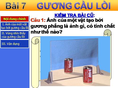 Bài 7. Gương cầu lồi