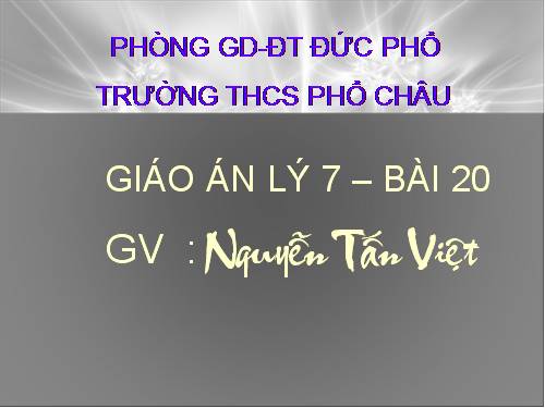 Bài 20. Chất dẫn điện và chất cách điện - Dòng điện trong kim loại