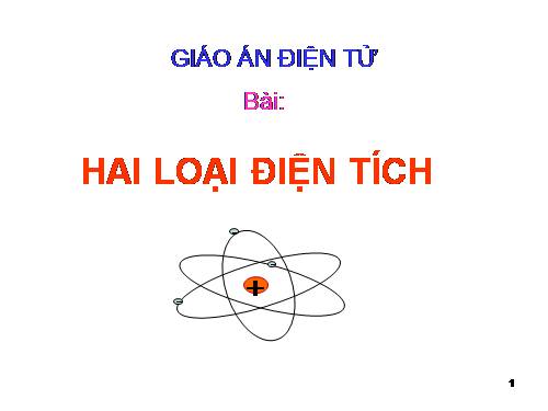 Bài 18. Hai loại điện tích