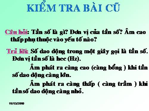 Bài 12. Độ to của âm