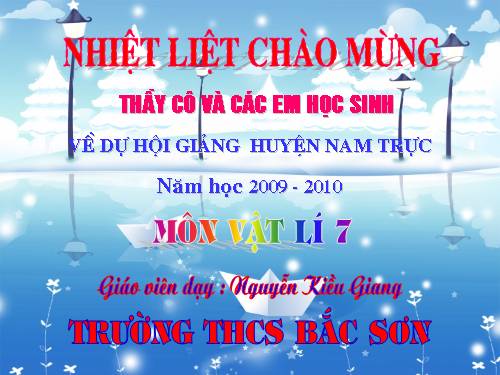 Bài 14. Phản xạ âm - Tiếng vang