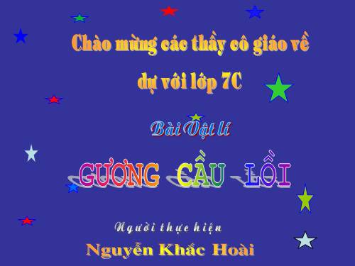 Bài 7. Gương cầu lồi