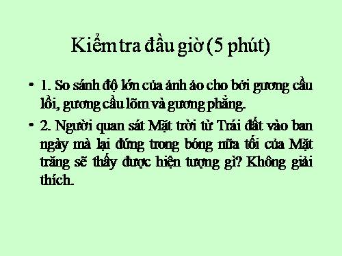 Bài 9. Tổng kết chương I: Quang học