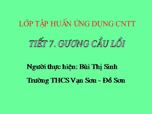 Bài 7. Gương cầu lồi